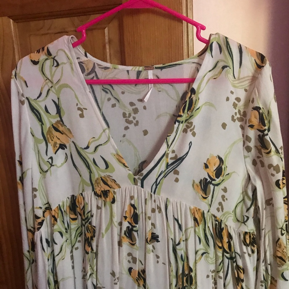 Free people long sleeve dress / tunic